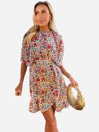Плаття коротке літнє жіноче Ax Paris DA1752 M Різнокольорове (5063259051679) - зображення 6