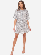 Плаття-сорочка коротке літнє жіноче Ax Paris DA1743 L Чорний/Білий (5063259049720) - зображення 1