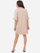Плаття-сорочка коротке літнє жіноче Ax Paris DA1774 S Бежевое (5063259061784) - зображення 2