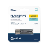 Флеш пам'ять Platinet 256GB USB 2.0 X-Depo Black (PMFE256) - зображення 3