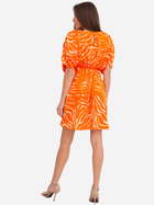 Плаття коротке літнє жіноче Ax Paris DA1724 S Оранжеве (5063259043681) - зображення 4