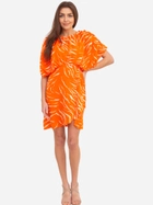 Плаття коротке літнє жіноче Ax Paris DA1724 XL Оранжеве (5063259043711) - зображення 5