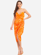 Sukienka na ramiączkach damska letnia Ax Paris DA1716 L Pomarańczowa (5063259043285) - obraz 3