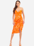 Sukienka midi letnia damska Ax Paris DA1716 XL Pomarańczowa (5063259043292) - obraz 4