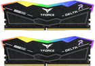 Оперативна пам'ять Team Group DDR5-6000 32768MB PC5-48000 (Kit of 2x16384) T-Force Delta RGB Black (FF3D532G6000HC38ADC01) - зображення 1