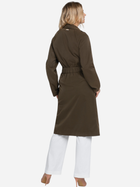 Пальто осіннє жіноче Kalite Look Mocca 915/3 S-M Оливкове (5903999316655) - зображення 2