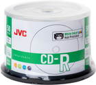 Диски JVC CD-R 700MB 52X Inkjet White Printable Waterproof Photo Gloosy Cake 50 шт (JVC50CPW) - зображення 4