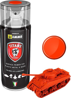 Farba w sprayu Ammo Titans Hobby Matt Primer Royal Red 400 ml (7426842918892) - obraz 1