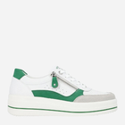 Sneakersy damskie skórzane Remonte REMD1C00-80 41 Biały/Zielony (4061811756988) - obraz 1