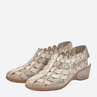 Жіночі туфлі зі шкіри RIEKER RIE47156-43_CO 39 Бежеві (4059954946984) - зображення 3