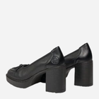 Loafersy damskie skórzane RIEKER RIEY4161-00 42 Czarne (4061811843572) - obraz 3