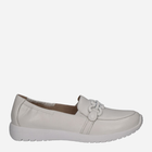 Loafersy damskie skórzane Caprice CAP9-9-24708-42-160 36 Kremowe (4064215461052)