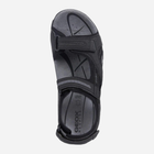 Чоловічі сандалі для треккинга Geox GEOU8224D050AUC9310 40 Чорні (8058279890800) - зображення 6