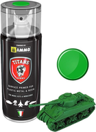 Farba w sprayu Ammo Titans Hobby Matt Primer Emerald Green 400 ml (7426842918908) - obraz 1
