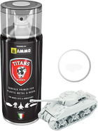Farba w sprayu Ammo Titans Hobby Matt Primer White 400 ml (7426842918854) - obraz 1