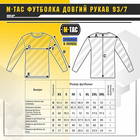 Футболка M-Tac длинный рукав 93/7 Dark Grey Размер 3XL - изображение 4