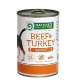 Вологий корм для собак Nature's Protection Adult Beef & Turkey з телятиною та індичкою