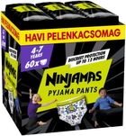 Pieluchy - majtki Pampers Ninjamas Pyjama Boy 4-7 lat (17-30 kg) 60 szt (8006540630464) - obraz 1