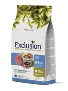 Полнорационный сухой корм Exclusion Adult Tuna Small Breed с тунцем для взрослых собак мелких пород