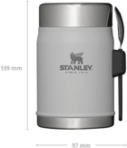 Обідній термос з ложкою Stanley Classic 400 мл Ash (10-09382-083) - зображення 4