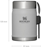 Termos obiadowy z łyżeczką Stanley Classic 400 ml Ash (10-09382-083) - obraz 4