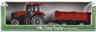 Traktor Mega Creative Farm Tractor z przyczepą Czerwony (5908275175216) - obraz 1