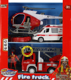 Zestaw pojazdów Mega Creative New Power Fire Truck z figurkami (5904335897159) - obraz 1