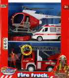 Zestaw pojazdów Mega Creative New Power Fire Truck z figurkami (5904335897159) - obraz 1