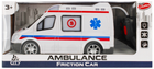 Karetka pogotowia z akcesoriami Mega Creative Ambulance Friction Car ze światłem i dźwiękiem (5908275120940) - obraz 1