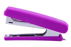 Степлер пластиковый "RUBBER TOUCH" BUROMAX, 12 листов,(скобы №10), фиолетовый