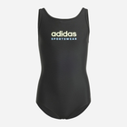 Strój kąpielowy jednoczęściowy młodzieżowy dziewczęcy adidas Spw Ubsuit Kids IT9619 140 Czarny (4067887716314)