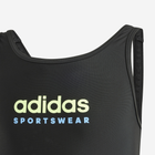 Дитячий суцільний купальник для дівчинки Adidas Spw Ubsuit Kids IT9619 116 Чорний (4067887716277) - зображення 3