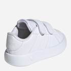 Tenisówki dziecięce dla dziewczynki na rzepy Adidas Grand Court 2.0 Cf ID5273 26 Białe (4066765032935) - obraz 4