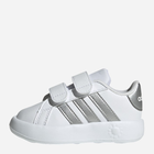 Дитячі кеди для дівчинки Adidas Grand Court 2.0 Cf ID5274 26 Білі (4066765034960) - зображення 4