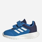 Buty sportowe chłopięce na rzepy Adidas Tensaur Run Shoes GZ5858 25.5 Niebieskie (4065418205276) - obraz 4