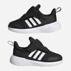 Buty sportowe chłopięce na rzepy Adidas Fortarun 2.0 Ac I IG2555 23 Czarne (4066756724122) - obraz 9