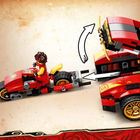 Zestaw konstrukcyjny LEGO Ninjago Ninja Pursuer X-1599 elementów (71737) - obraz 8