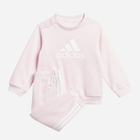 Komplet dziecięcy sportowy (bluza + spodnie) dla dziewczynki Adidas I Bos Jog Ft IJ8863 104 Różowy (4066762219483) - obraz 1