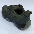 Тактичні кросівки літні Olive (олива, зелені) нубук/сітка дрібна р. 43 - зображення 4