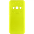 Чохол TPU GETMAN Liquid Silk Full Camera для Xiaomi Redmi A3 Жовтий / Flash