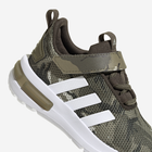 Buty sportowe chłopięce na rzepy Adidas Racer Tr 23 El I ID8362 26.5 Khaki (4066759491298) - obraz 9