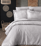 Комплект постельного белья Satin Cotton First Choice - First Choice - S-181 NEVA CHAMPAGNE - Полуторный - Серый