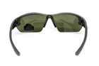 Защитные очки Venture Gear Tactical Semtex 2.0 Gun Metal (forest gray) Anti-Fog, чёрно-зелёные в оправе цвета "тёмный металлик" - изображение 6