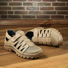 Тактичні сандалі літні кросівки PAV 191 Silver койот шкіряні сітка 43 - зображення 10