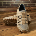 Тактичні сандалі літні кросівки PAV 191 Silver койот шкіряні сітка 41 - зображення 9