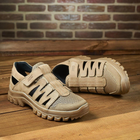 Тактичні сандалі літні кросівки PAV 191 Silver койот шкіряні сітка 41 - зображення 10