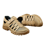 Тактичні сандалі літні кросівки PAV 191 Silver койот шкіряні сітка 44 - зображення 6