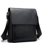 Чоловіча якісна шкіряна сумка через плече Tiding Bag A25-1278A