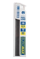 Стержни для механического карандаша Buromax, HB, 0,5 мм, 12 шт. BM.8699