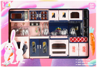 Набір кухонних меблів для ляльок Mega Creative з аксесуарами Синьо-рожевий (5908275188971) - зображення 1